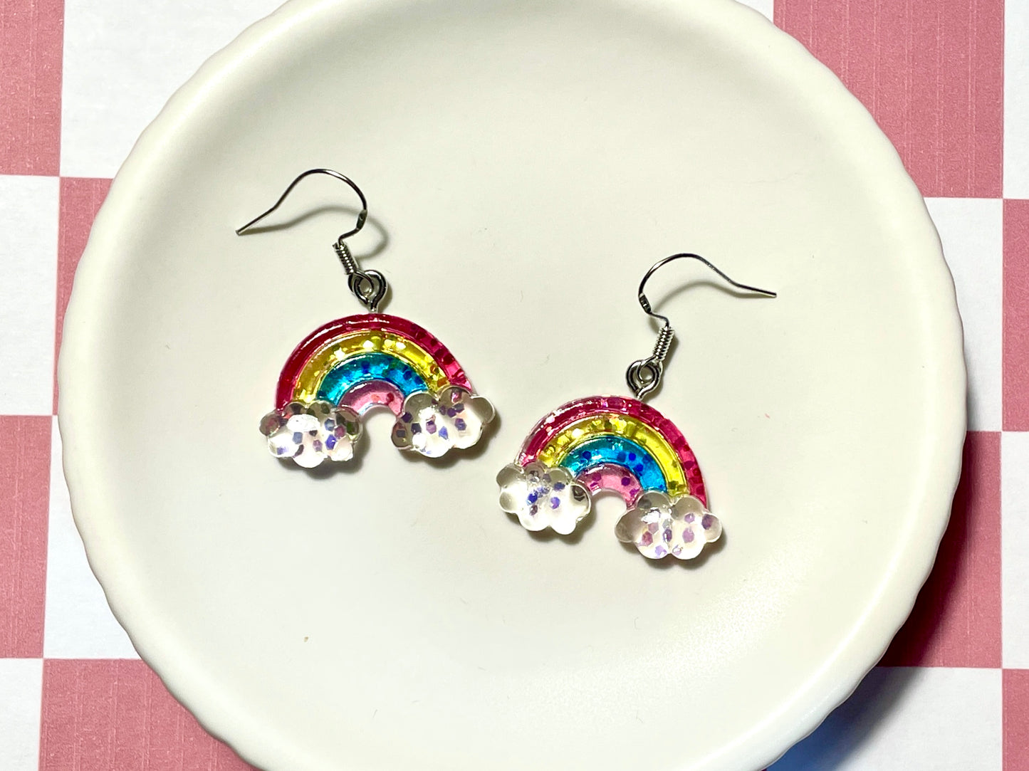 Sparkling Rainbow Earrings