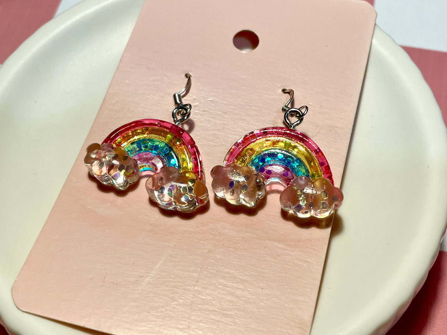 Sparkling Rainbow Earrings