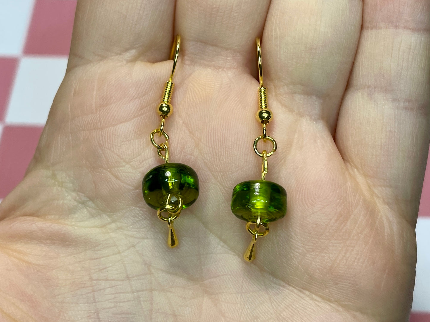 Ivy Drops Gold Earrings