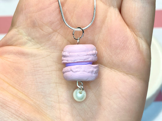 Pink Macaron Necklace