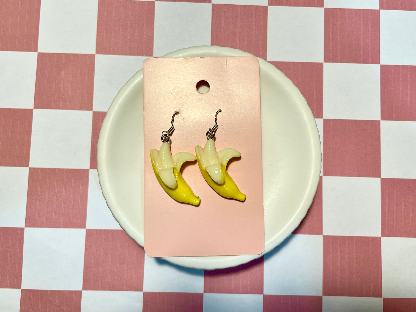 Peeling Banana Earrings