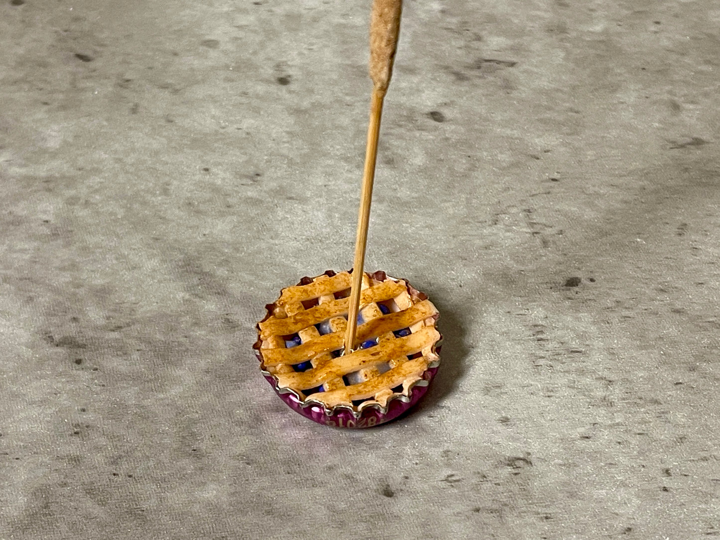Blueberry Pie Bottlecap Incense Burner