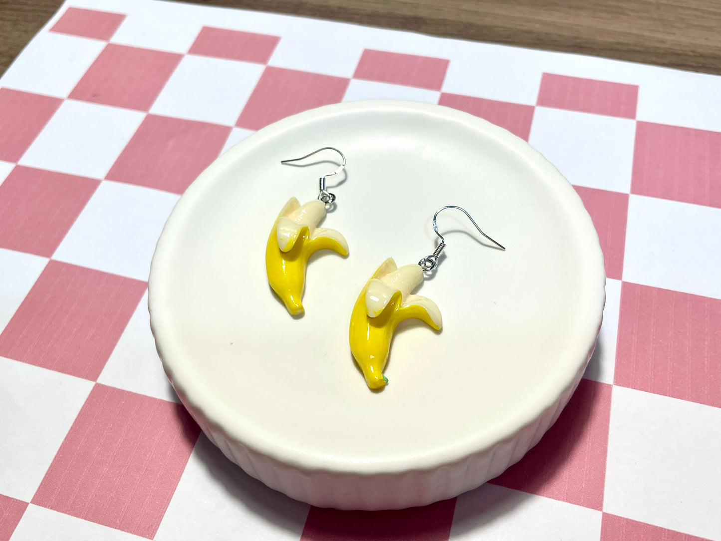 Peeling Banana Earrings