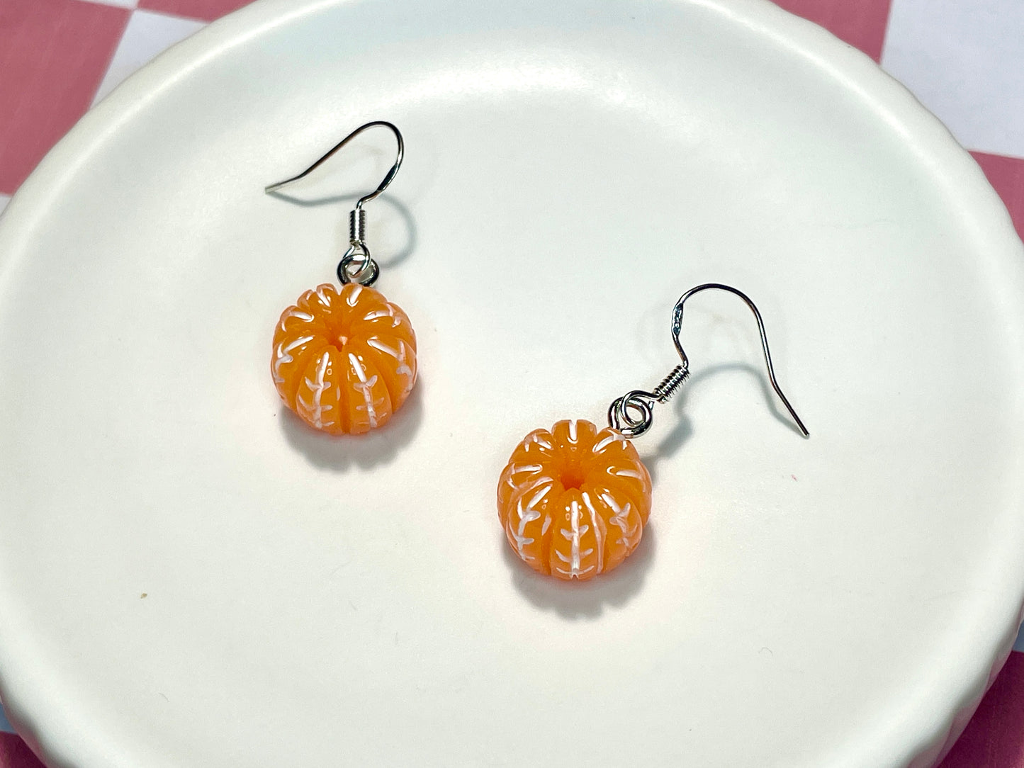 Orange / Satsuma / Tangerine Earrings