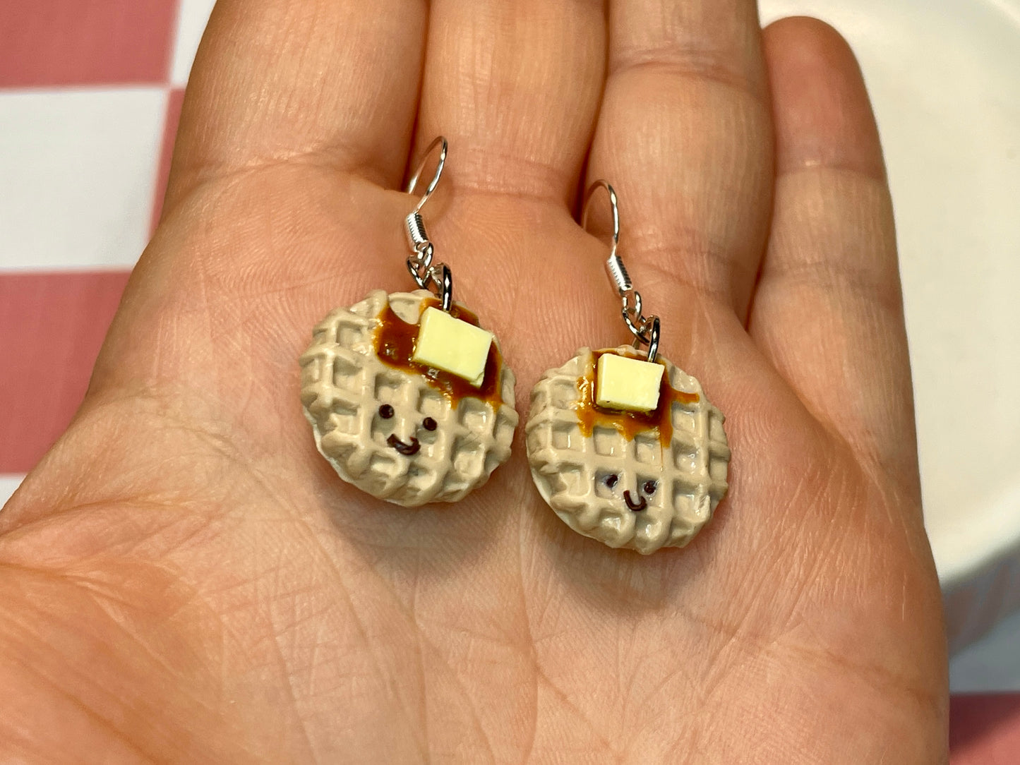 Cute Waffle Earrings