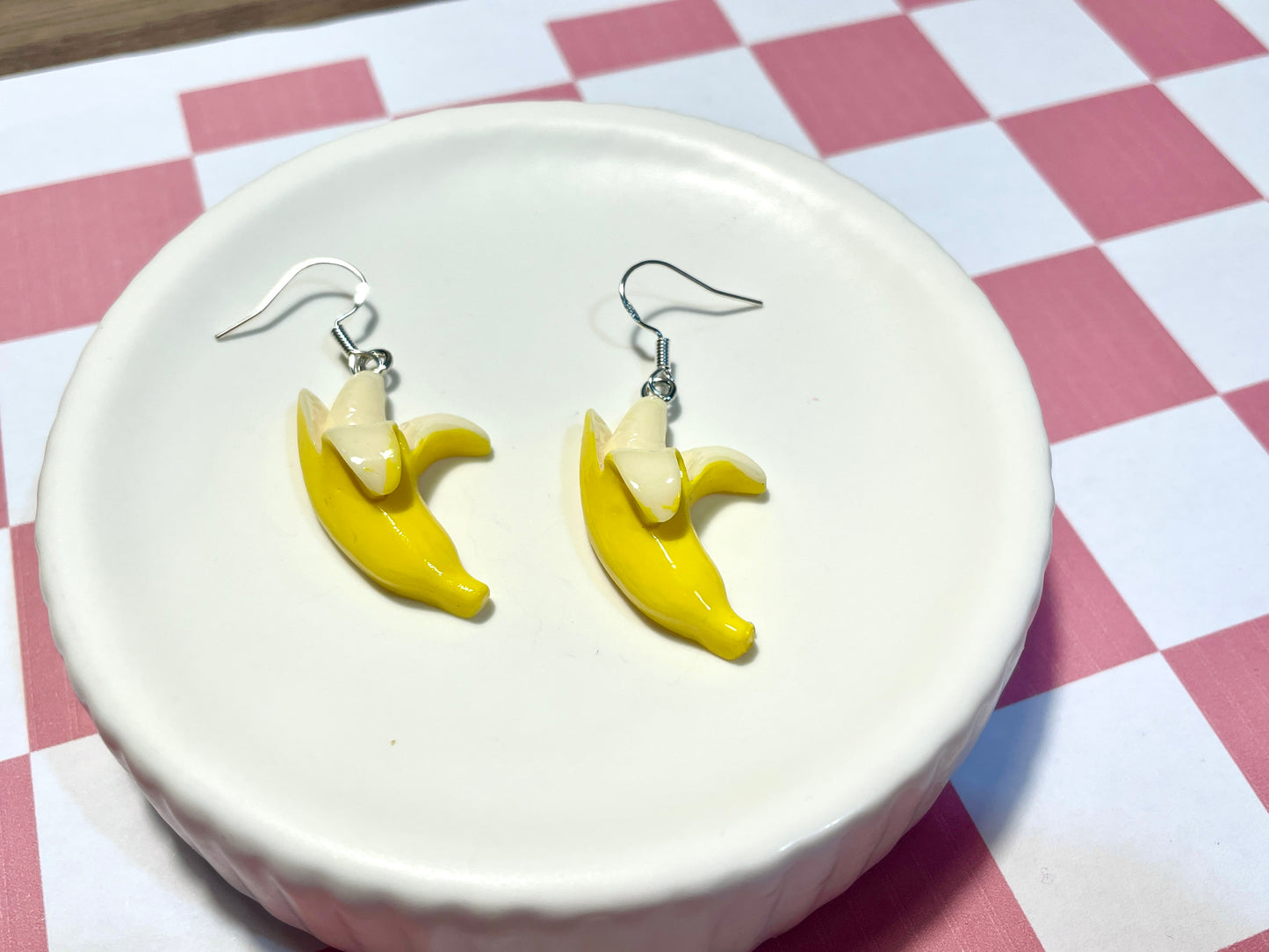 Peeling Banana Earrings