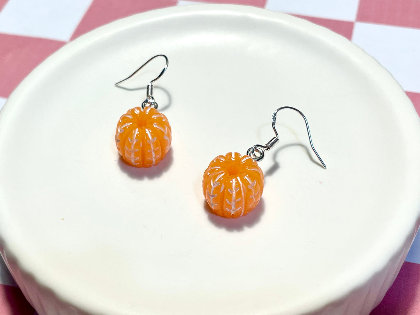 Orange / Satsuma / Tangerine Earrings