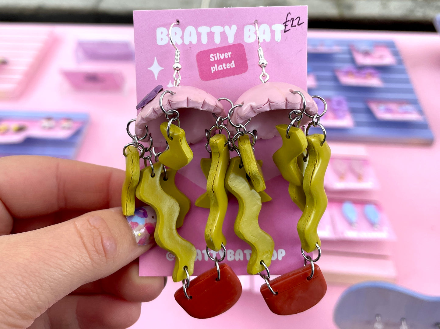 Plants in Pots Jellyfish Earrings