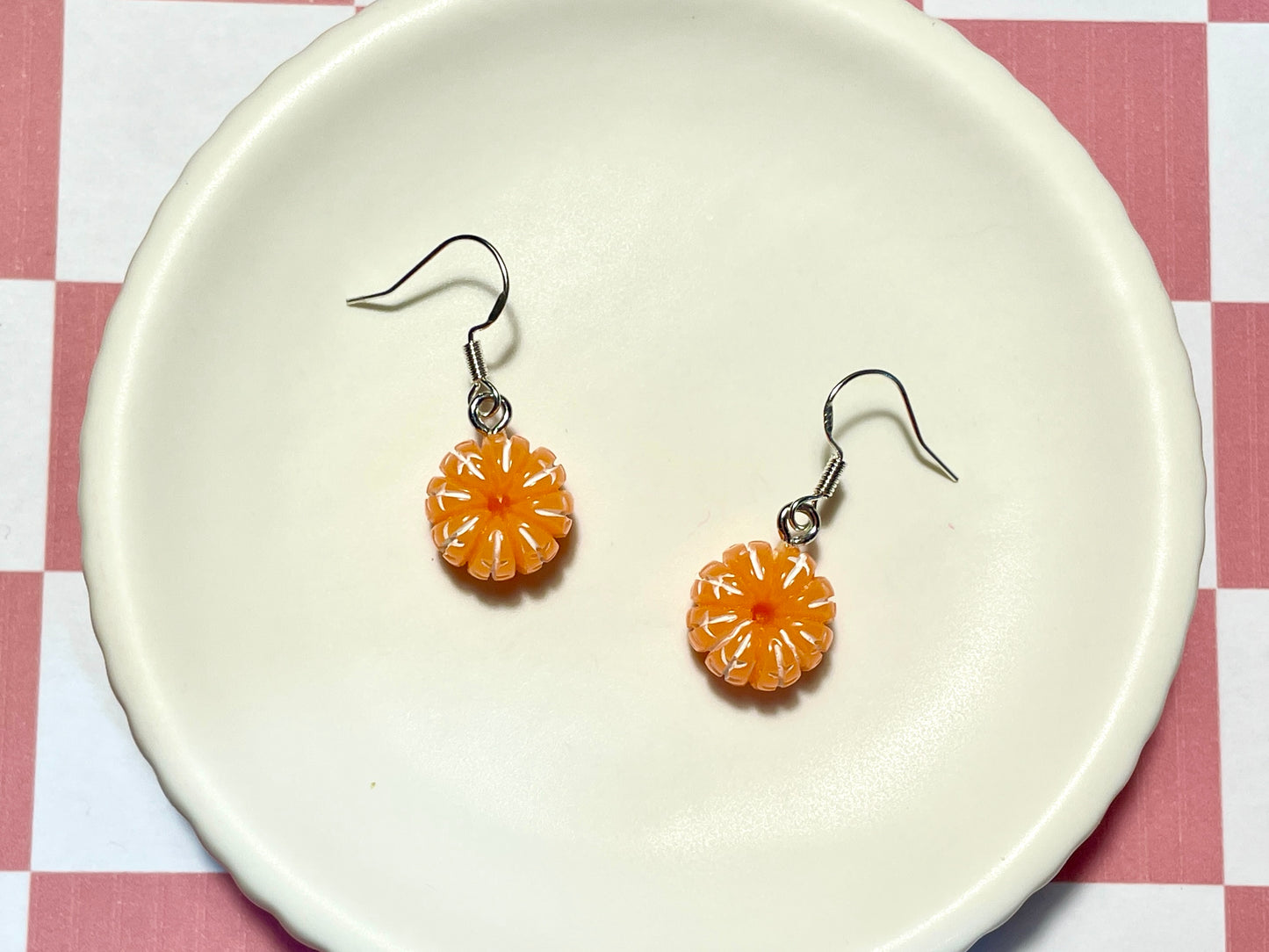 Orange / Satsuma / Tangerine Earrings