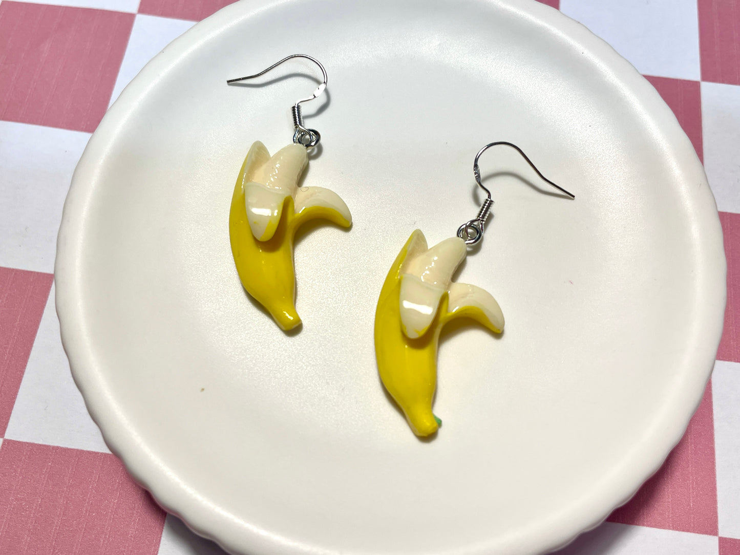 Peeling Banana Earrings