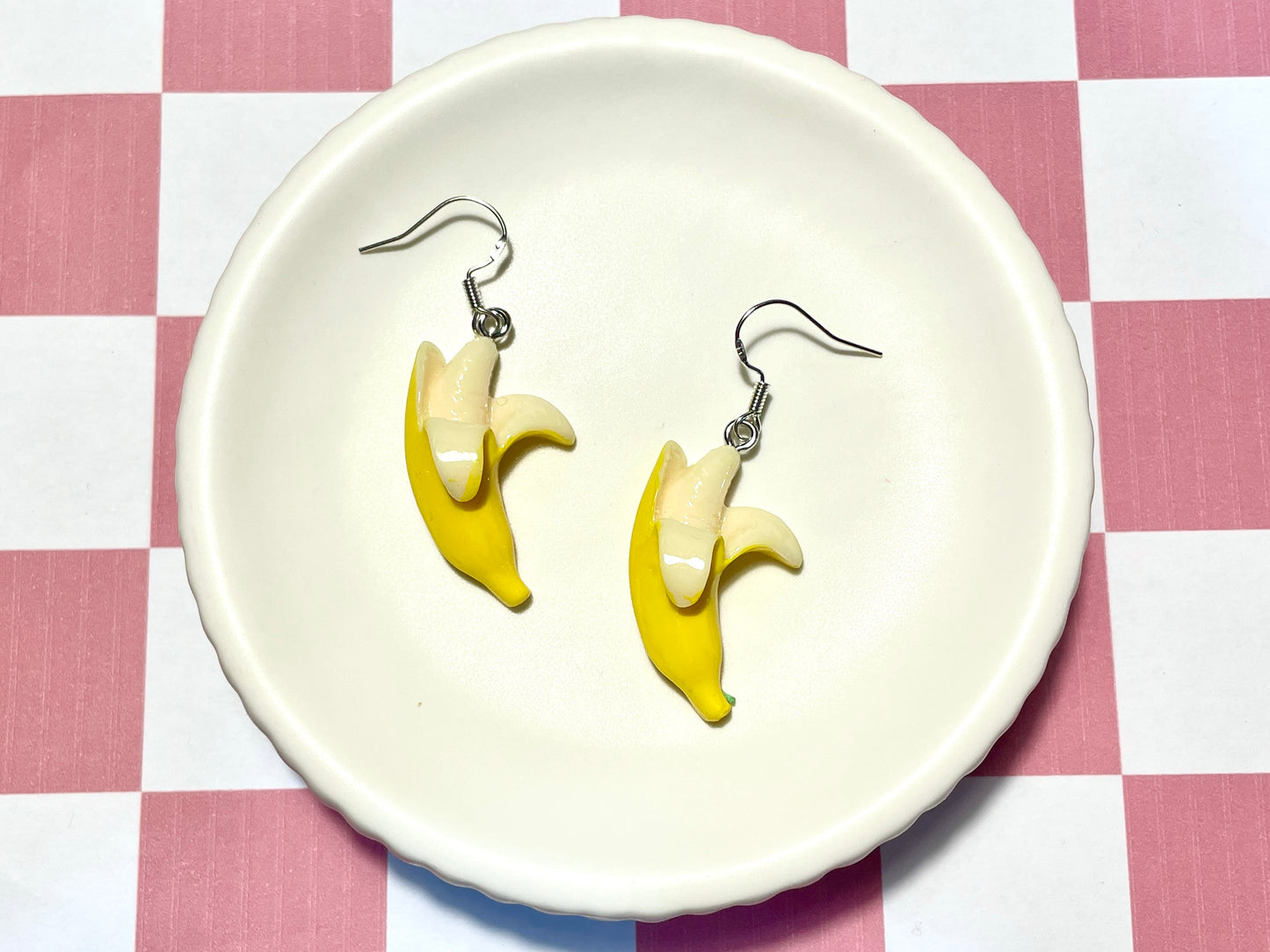 Peeling Banana Earrings