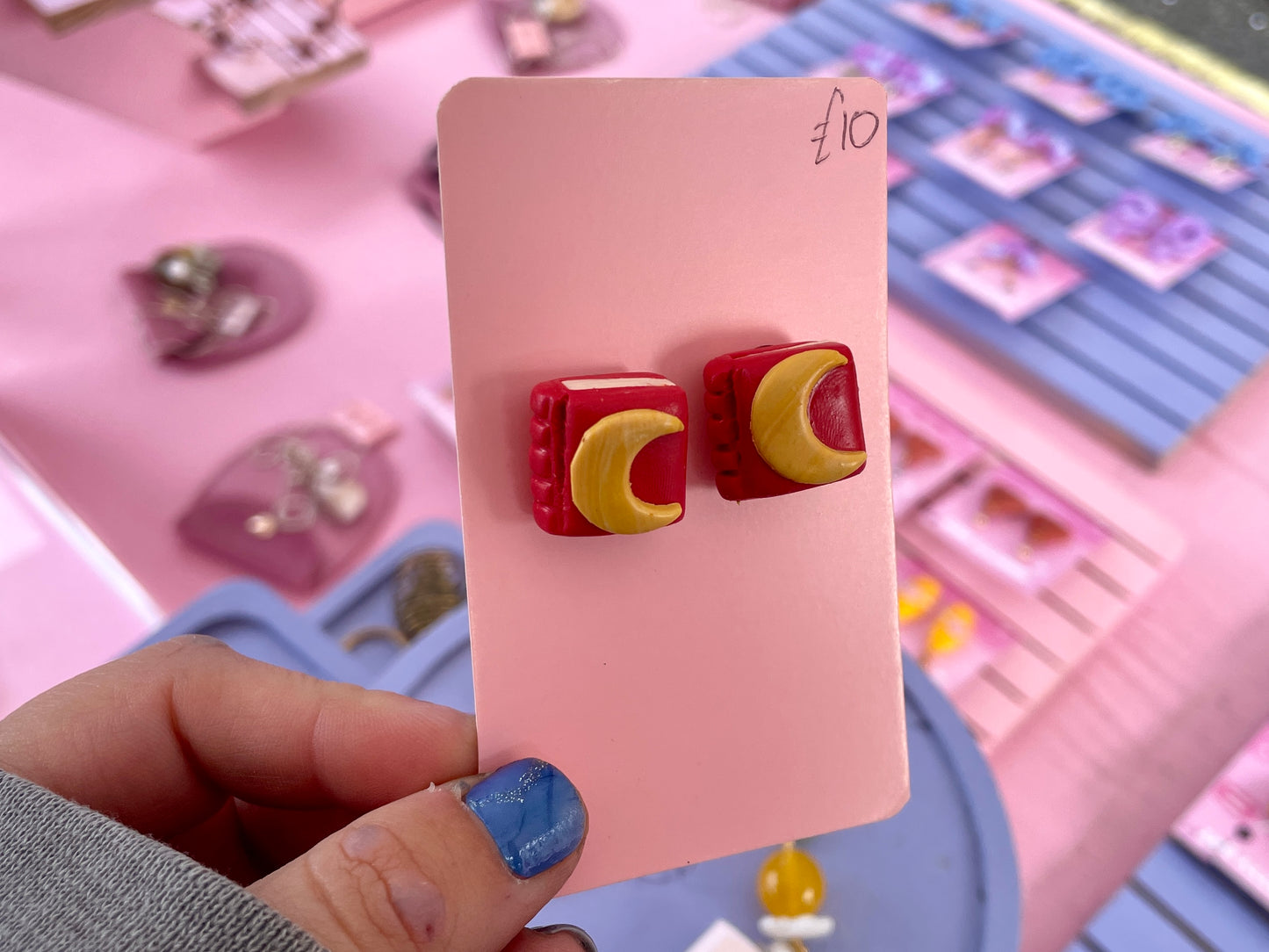 Spell Book Stud Earrings