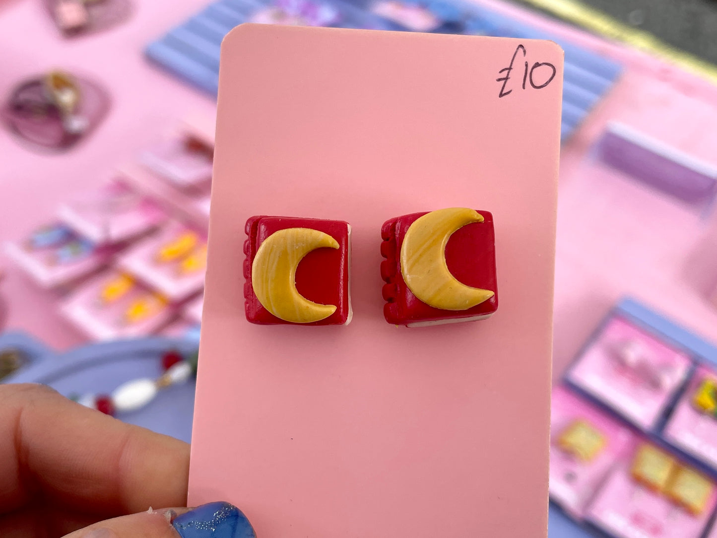 Spell Book Stud Earrings