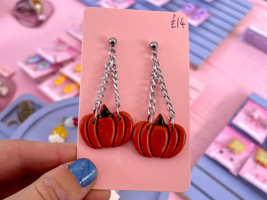 Pumpkin Earrings