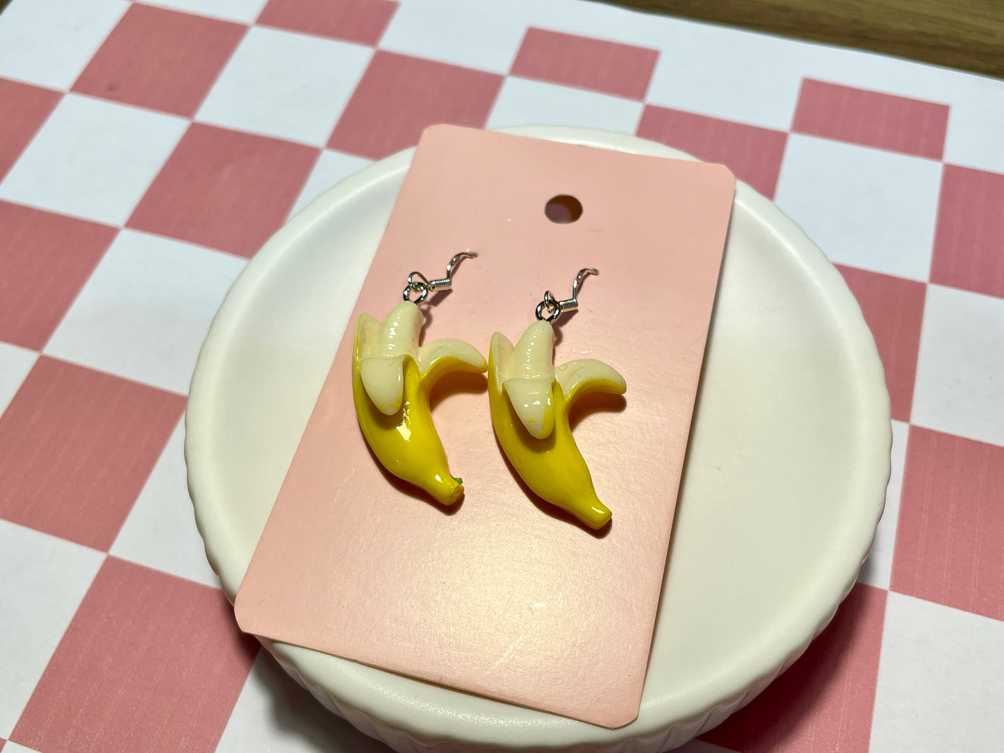 Peeling Banana Earrings