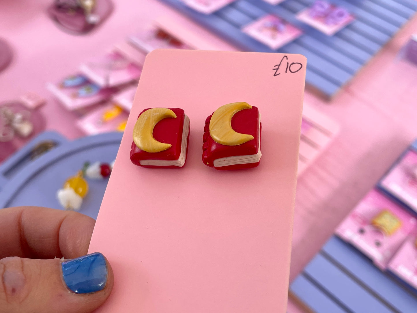 Spell Book Stud Earrings