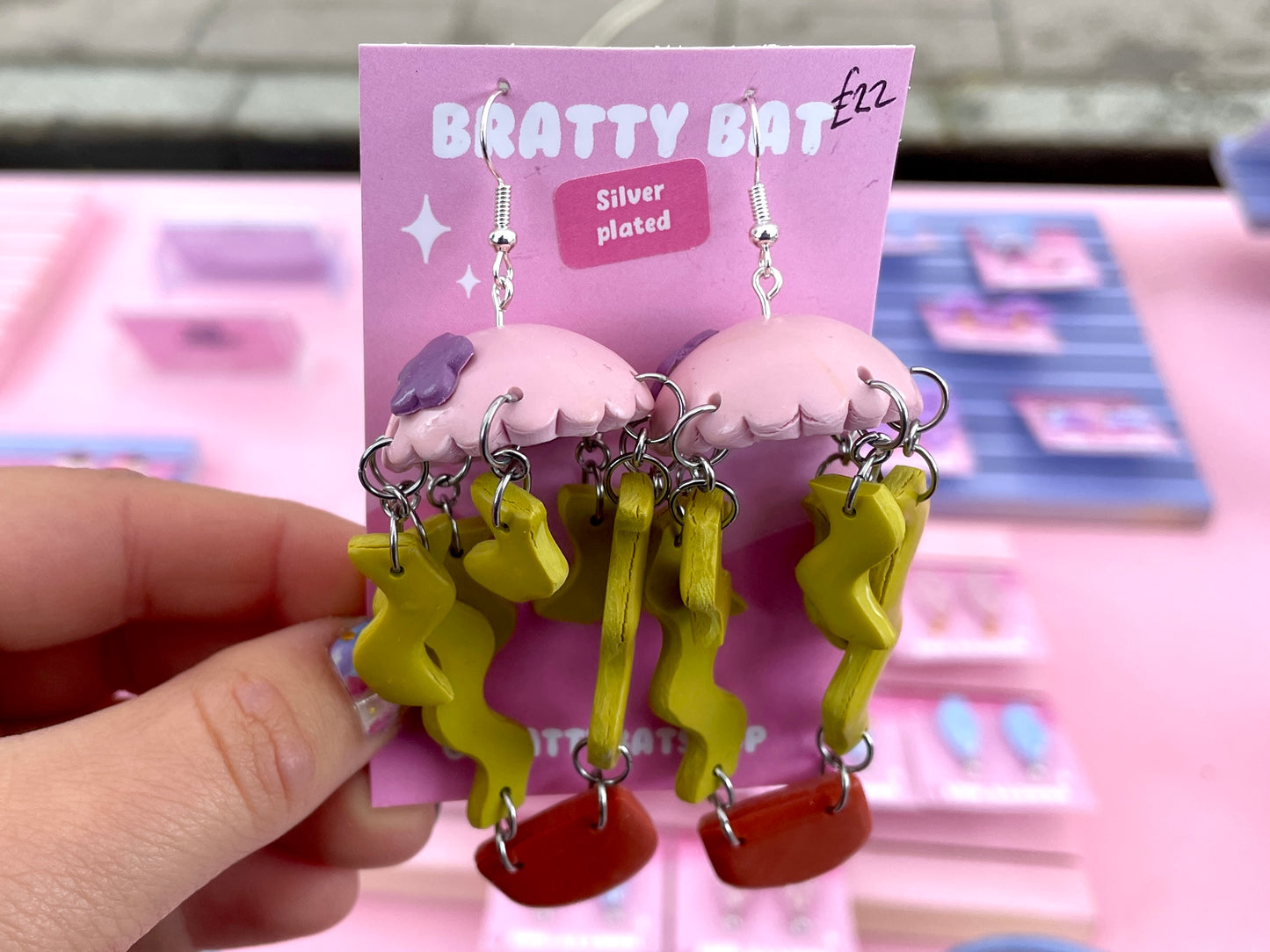 Plants in Pots Jellyfish Earrings