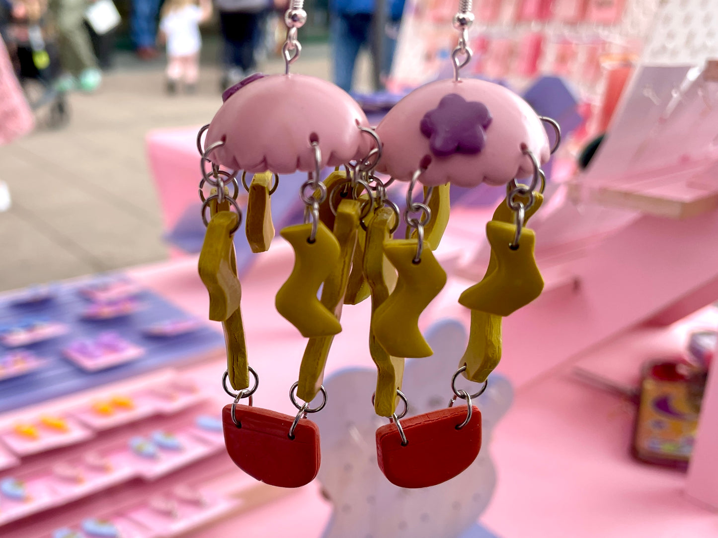 Plants in Pots Jellyfish Earrings