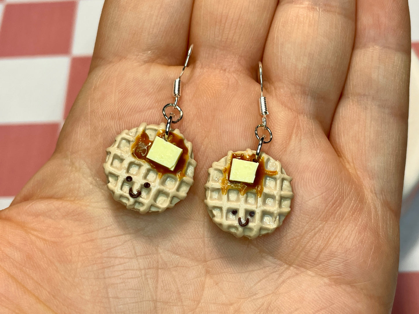 Cute Waffle Earrings