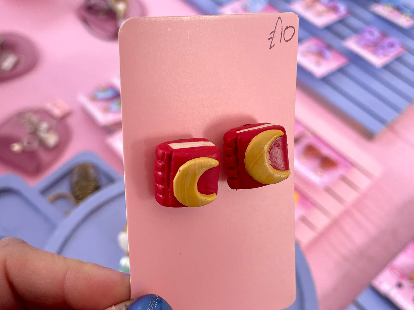 Spell Book Stud Earrings