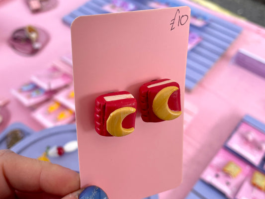 Spell Book Stud Earrings