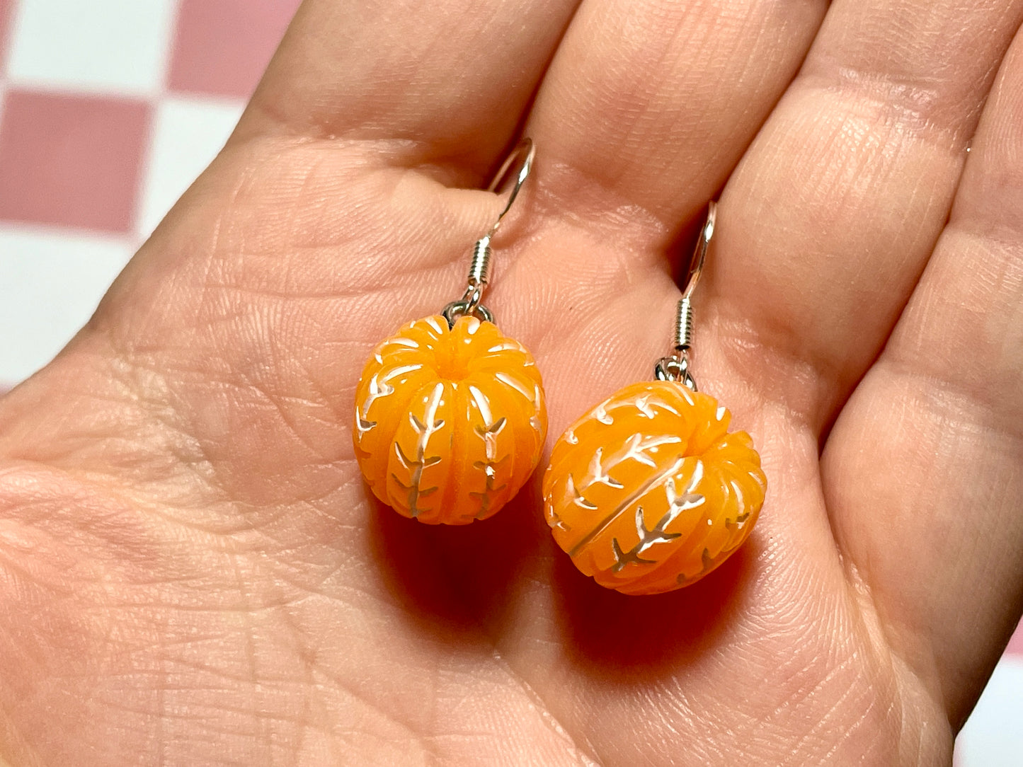 Orange / Satsuma / Tangerine Earrings