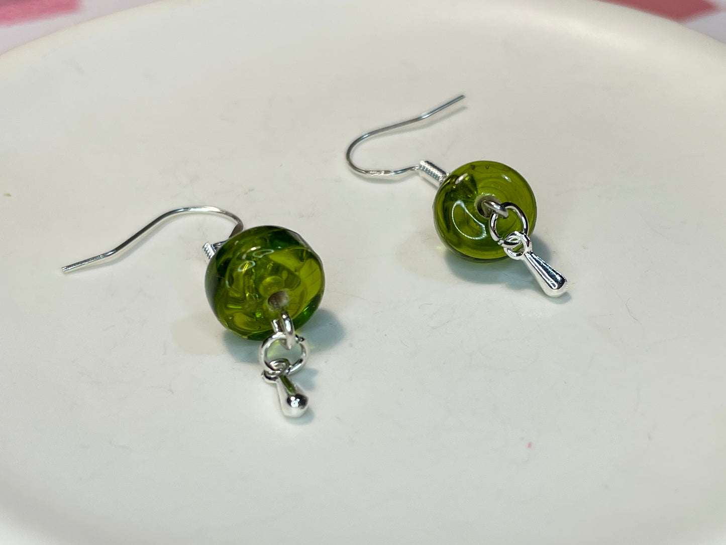 Ivy Drops Silver Earrings