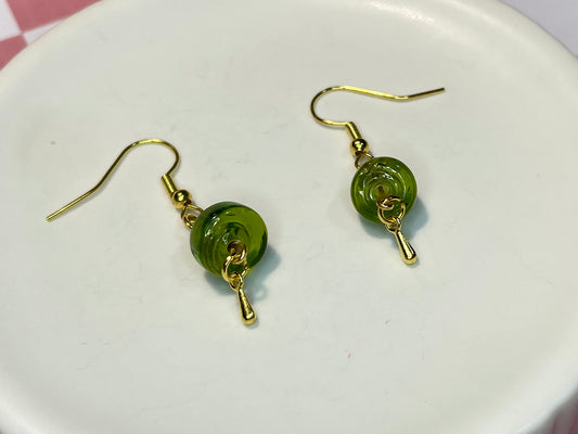 Ivy Drops Gold Earrings