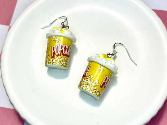 Popcorn Bucket Earrings