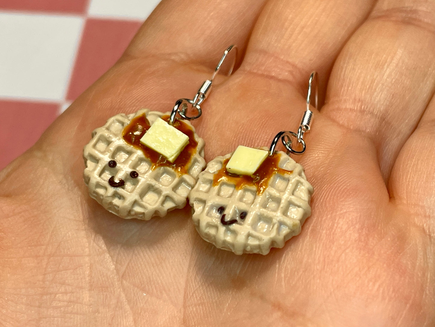 Cute Waffle Earrings