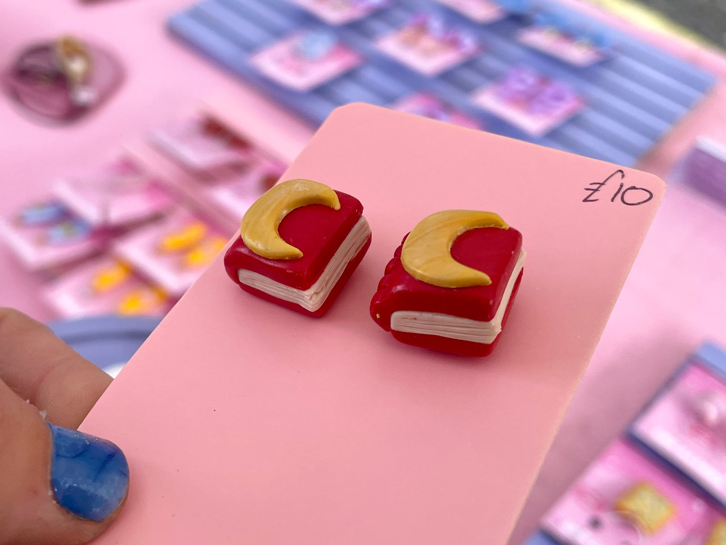 Spell Book Stud Earrings