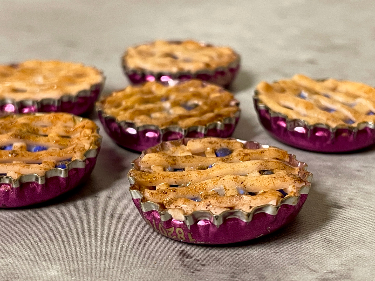 Blueberry Pie Bottlecap Incense Burner