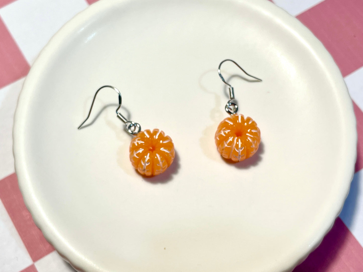 Orange / Satsuma / Tangerine Earrings