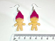 Load image into Gallery viewer, Troll Toy Earrings
