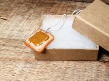 Load image into Gallery viewer, Peanut Butter Toast Necklace
