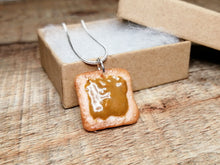 Load image into Gallery viewer, Peanut Butter Toast Necklace
