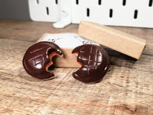 Load image into Gallery viewer, Jaffa Cake Earrings
